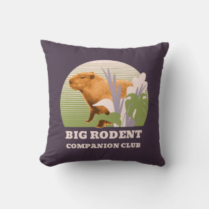 Big Rodent Companion Club Capybara Cushion