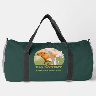 Big Rodent Companion Club Capybara Duffle Bag