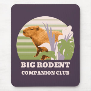 Big Rodent Companion Club Capybara Mouse Mat