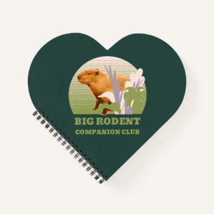 Big Rodent Companion Club Capybara Notebook