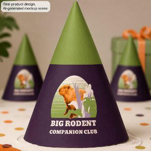 Big Rodent Companion Club Capybara Party Hat
