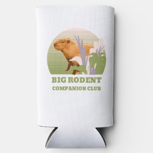 Big Rodent Companion Club Capybara Seltzer Can Cooler