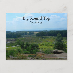 Big Round Top in Gettysburg Postcard