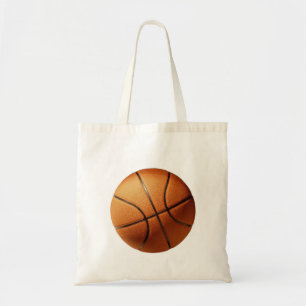 Big Round Tradition Orange Basketball, Tote Bag