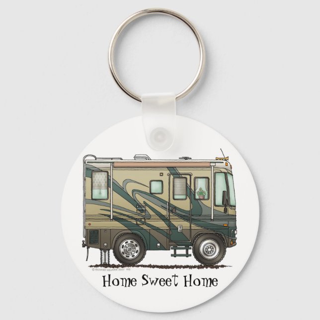 Big RV Camper Key Chains HSH (Front)