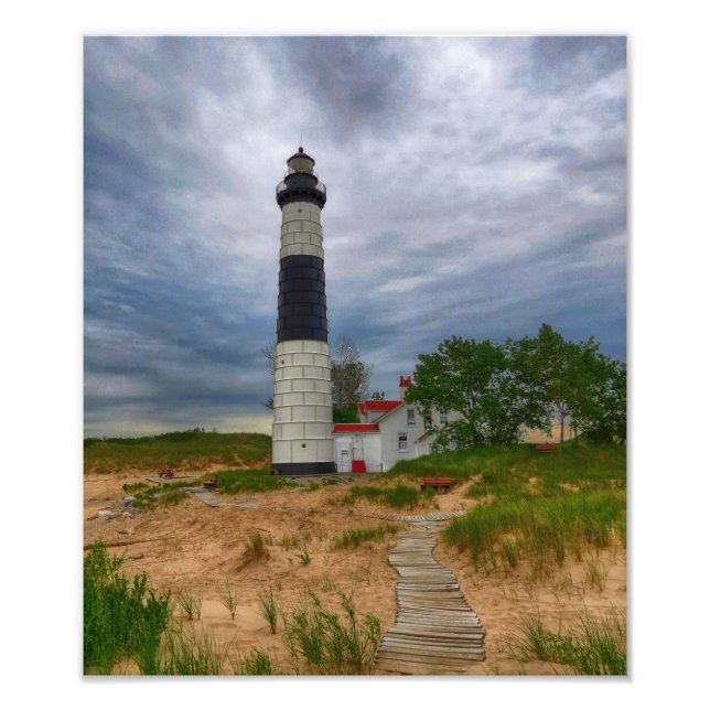 Big Sable Lighthouse Photo Print (Front)