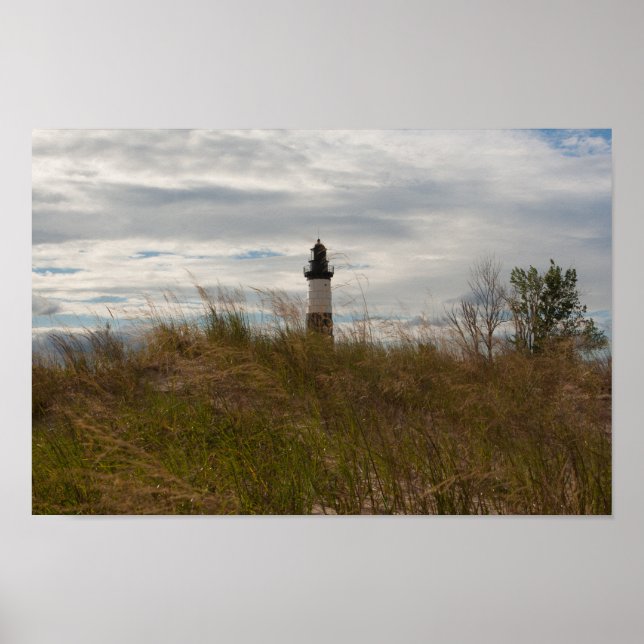 Big Sable Point Light, Michigan Poster (Front)