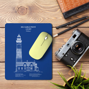 Big Sable Point Lighthouse - Michigan – AD Mouse Mat