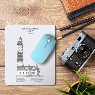 Big Sable Point Lighthouse - Michigan - BD Mouse Mat