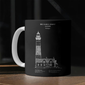 Big Sable Point Lighthouse - Michigan – PD Coffee Mug