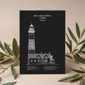 Big Sable Point Lighthouse - Michigan – PD Thank You Card