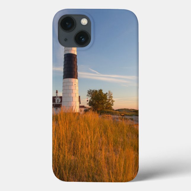 Big Sable Point Lighthouse On Lake Michigan 3 Case-Mate iPhone Case (Back)