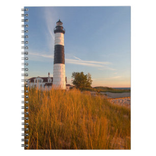 Big Sable Point Lighthouse On Lake Michigan 3 Notebook