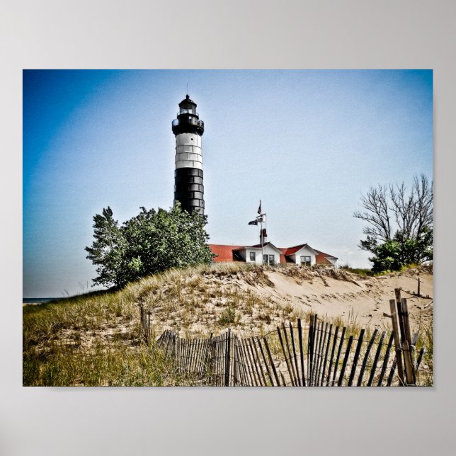 Big Sable Point Lighthouse Poster (Front)