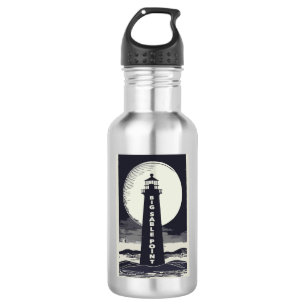 Big Sable Point Michigan Lighthouse Moon 532 Ml Water Bottle