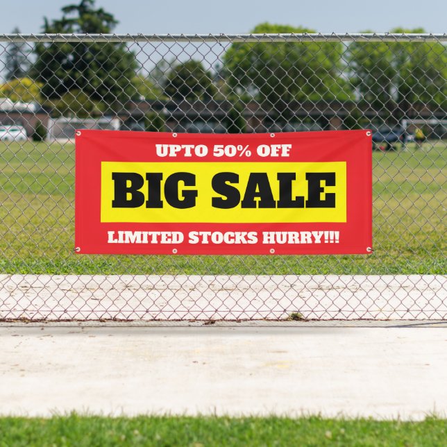 Big Sale Custom Editable Banner (Insitu)