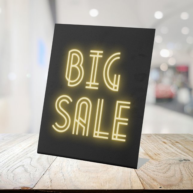Big Sale Neon Sign Pedestal Sign (Creator Uploaded)