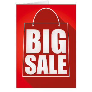 Big Sale Red Retail Bag Design
