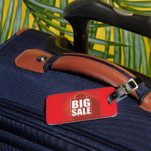 Big Sale Red Retail Bag Design Luggage Tag