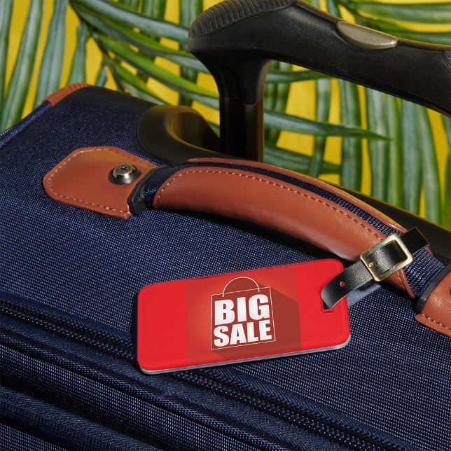 Big Sale Red Retail Bag Design Luggage Tag (Creator Uploaded)