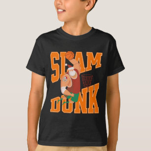 Big Santa Slam Dunk Basketball Christmas T-Shirt