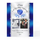 BIG Sapphire Personalized 65th Anniversary Card