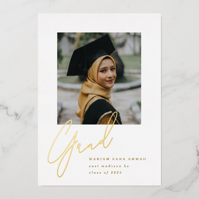 Big Script Grad (Front)