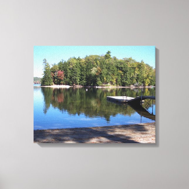 Big Sebago Lake 2, Maine Canvas Print (Front)