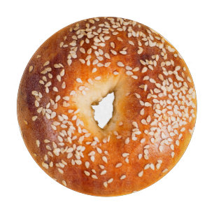 Big Sesame Bagel Cutting Board