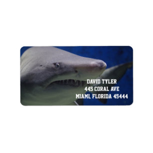 BIG SHARK CUSTOM Return Address Label