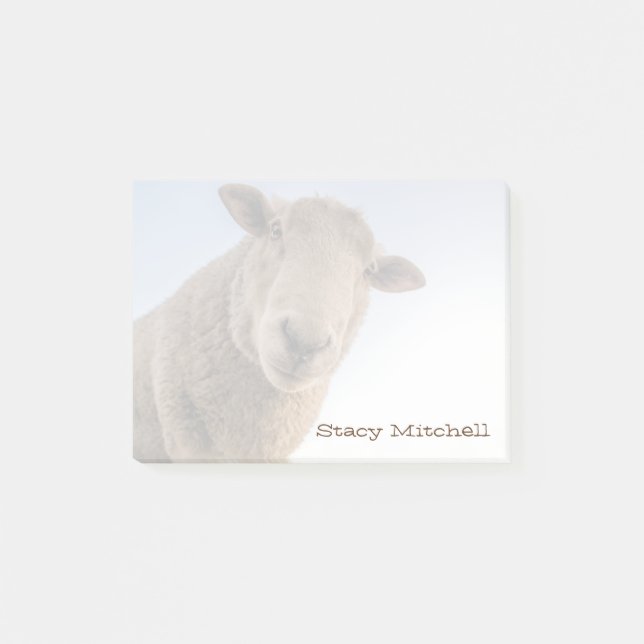 Big Sheep - Personalise It! Post-it Notes (Front)