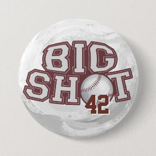 Big Shot Baseball 7.5 Cm Round Badge