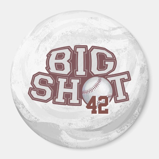 Big Shot Baseball Magnet (Front)