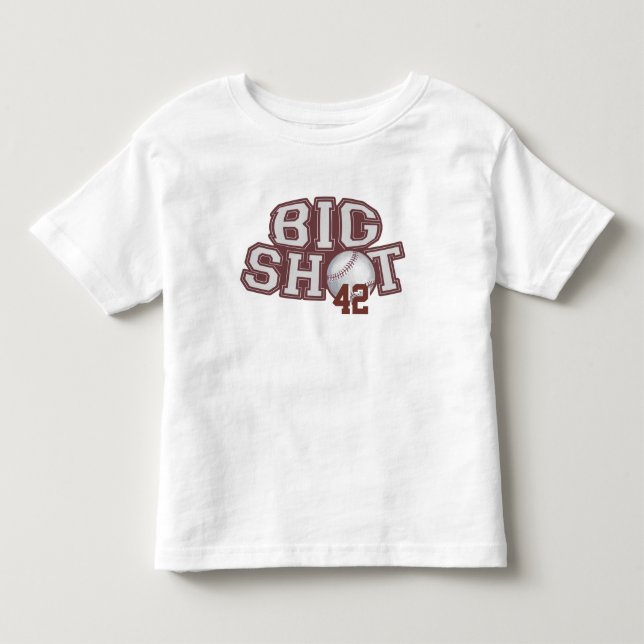 Big Shot Baseball Toddler T-Shirt (Front)