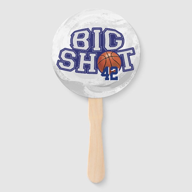 Big Shot Basketball Hand Fan (Front)