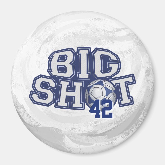 Big Shot Soccerball Magnet (Front)