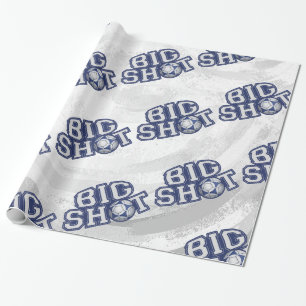 Big Shot Soccerball Wrapping Paper