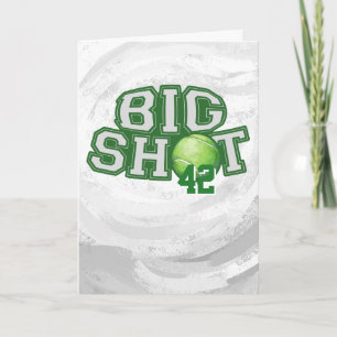 Big Shot Tennis Ball Card
