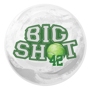 Big Shot Tennis Ball Ceramic Knob