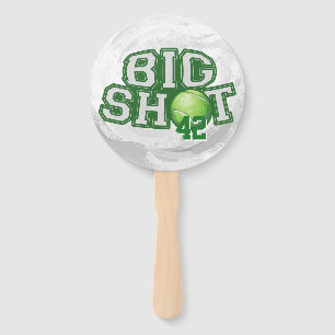 Big Shot Tennis Ball Hand Fan