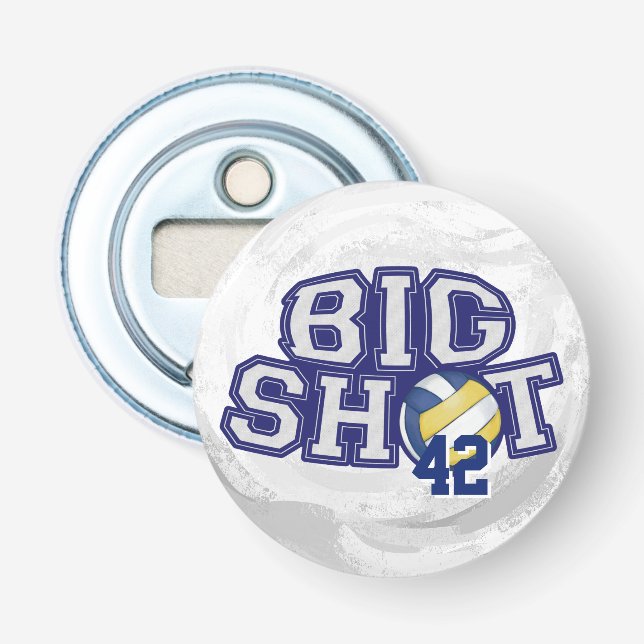 Big Shot Volleyball Bottle Opener (Front)