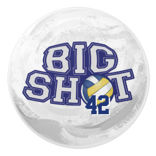 Big Shot Volleyball Ceramic Knob