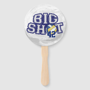 Big Shot Volleyball Hand Fan