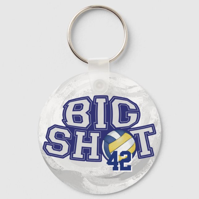 Big Shot Volleyball Key Ring (Front)