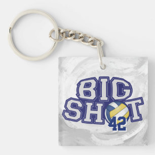 Big Shot Volleyball Key Ring