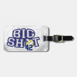 Big Shot Volleyball Luggage Tag
