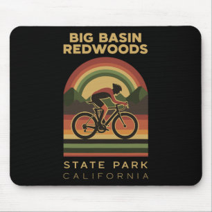 Big Sin Redwoods State Park Mountain Biking Bike Mouse Mat
