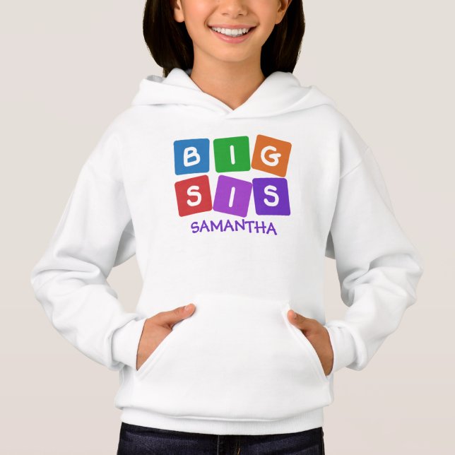 Big Sis CUSTOM NAME clothing (Front)
