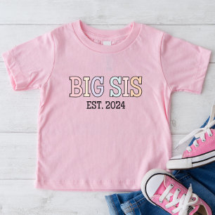 Big Sis Est 2024 Shirt Baby Announcement