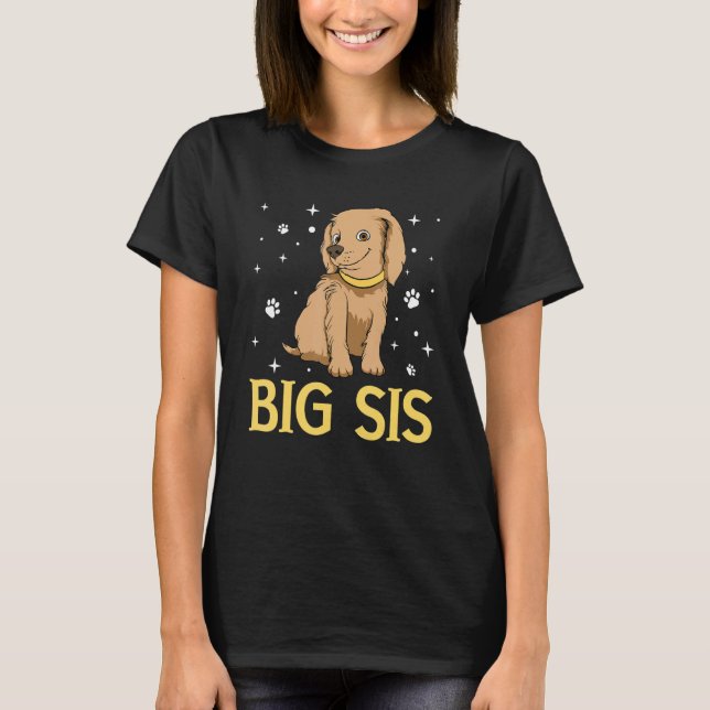 Big Sis For Big Little Brother Sister Siblings Mat T-Shirt (Front)